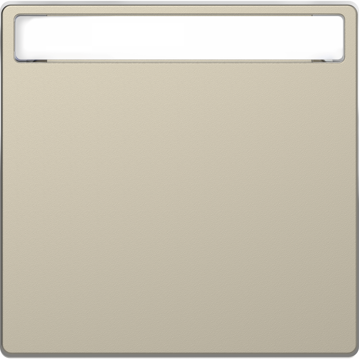 D-Life - enjoliveur pour commande simple avec porte-étiquette - blanc sable