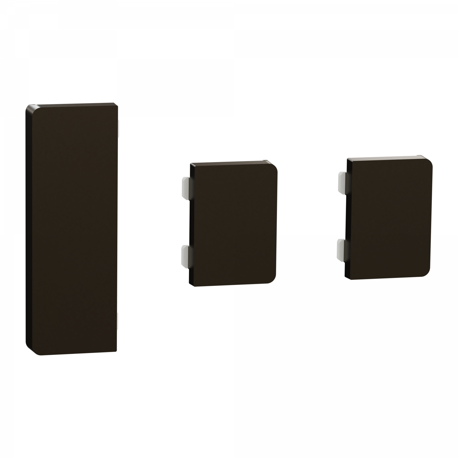 SpaceLogic KNX - D-Life - Dynamique - 1 touche médiane + 2 petites - Mocca