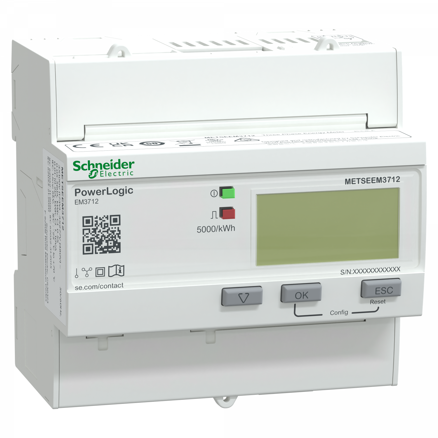 PowerLogic - compteur énergie classe 0,5S - tri - TI