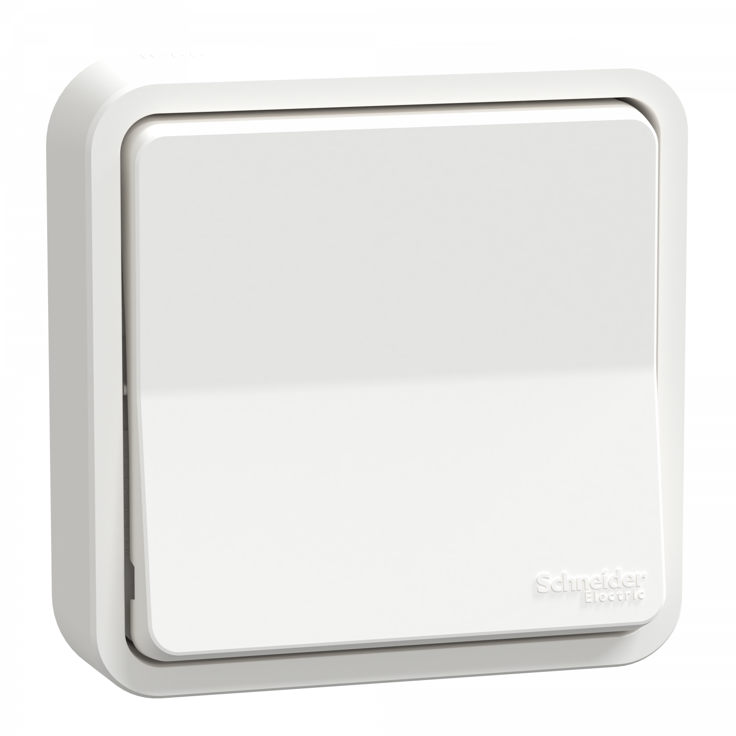 Mureva Styl - Va et vient - complet encastré - IP55 - IK08 connex auto - blanc