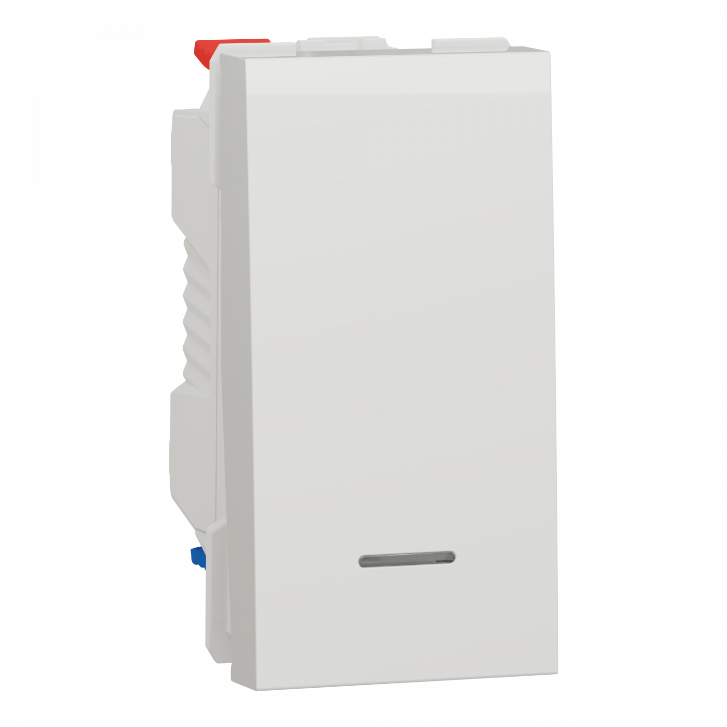 Unica - va-et-vient lum témoin - 10A - connex rapide - 1 mod - Blanc - méca seul