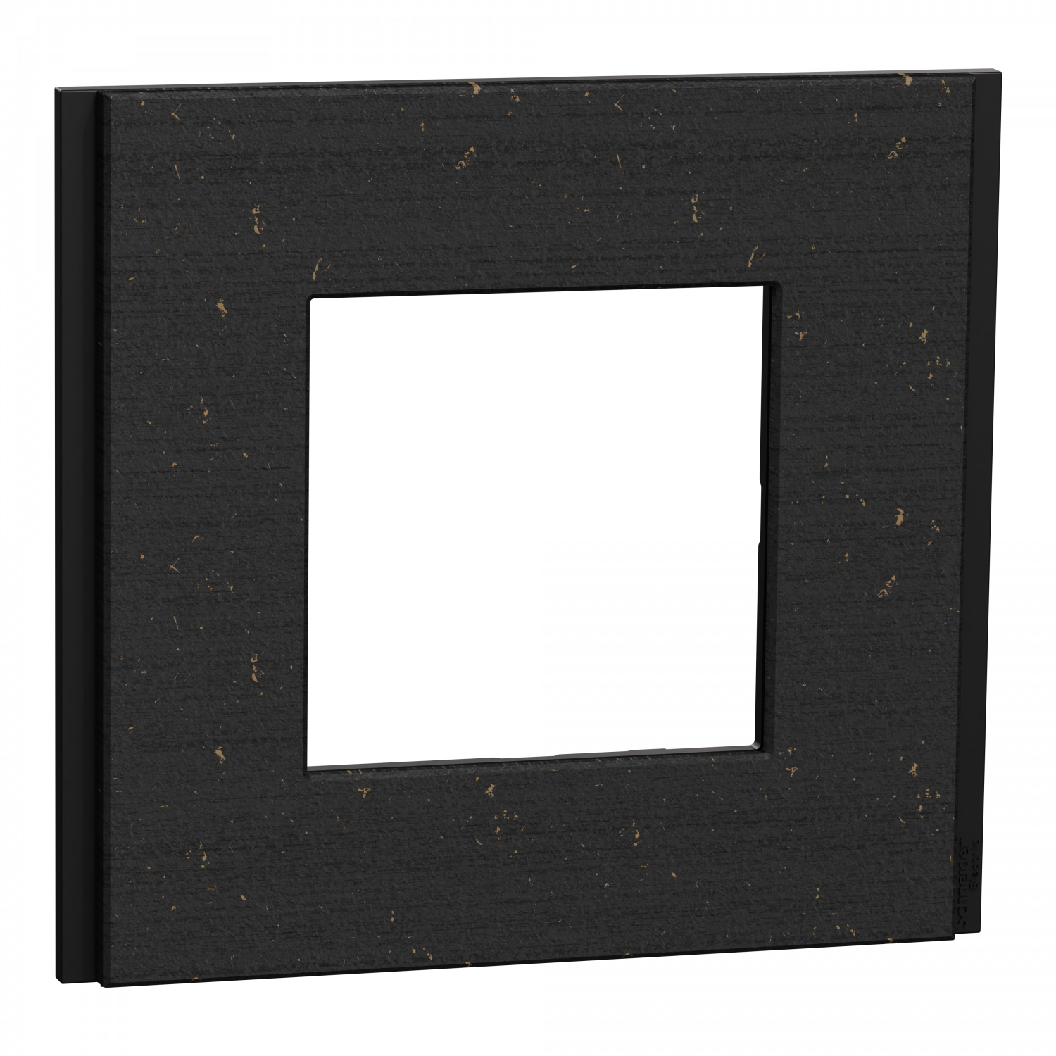 Unica Déco Signature - Plaque finition recyclée - Noir nuancé - 1P