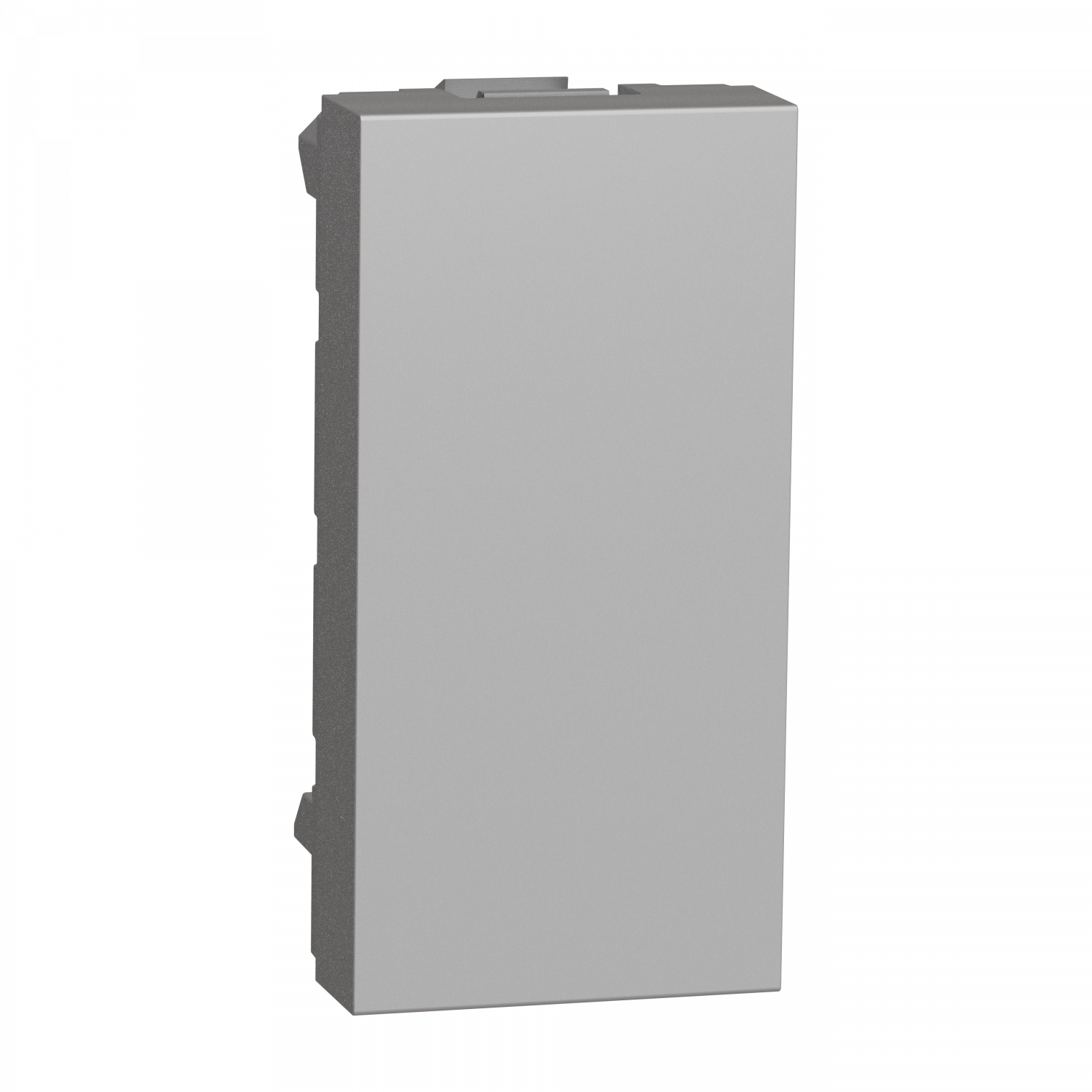 Unica - obturateur - 1 module - Alu - mécanisme seul