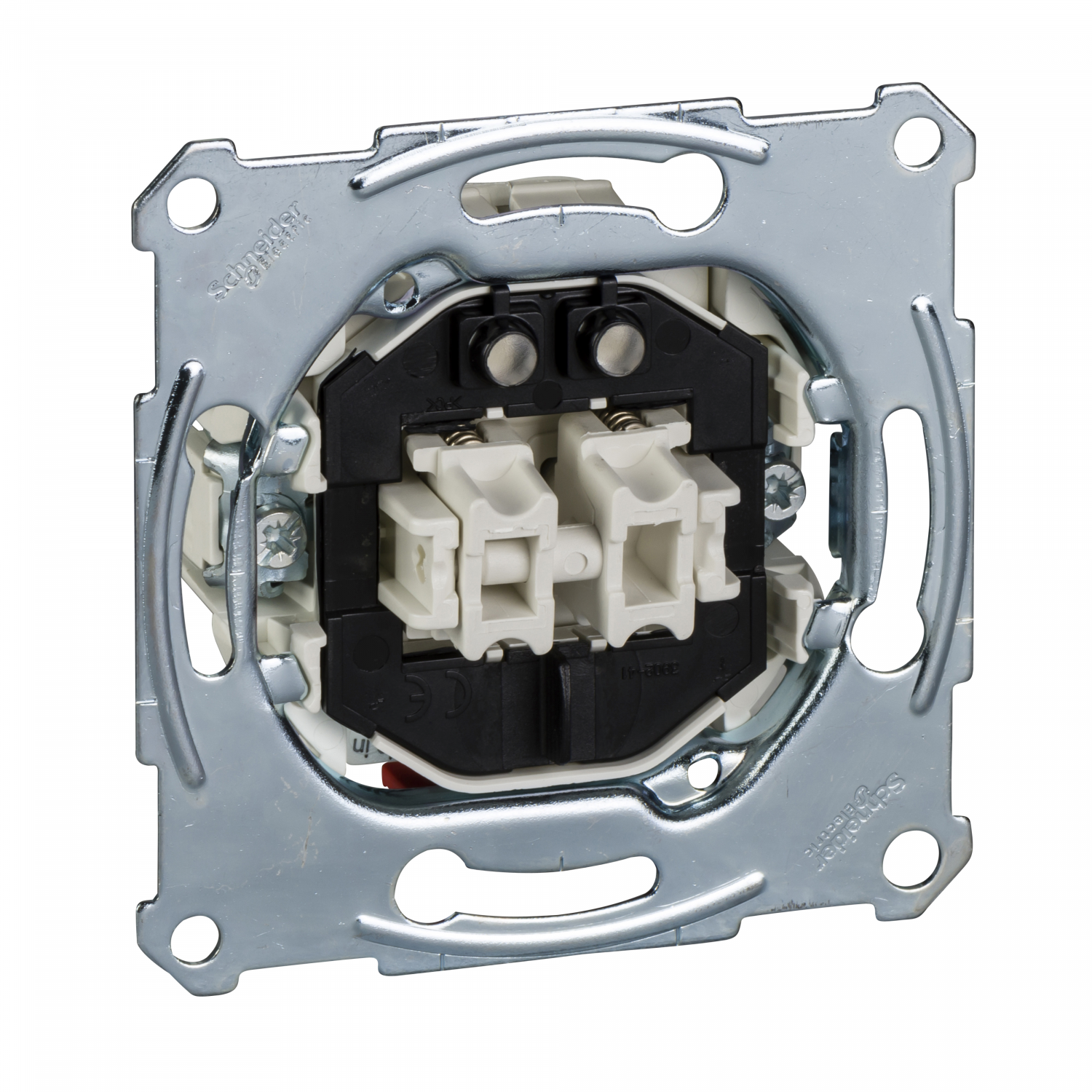 D-Life - bouton poussoir dble lumineux localisat - BP NO+BP NO - 10A - méca seul