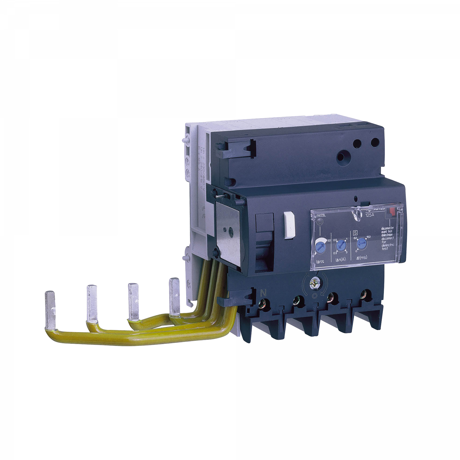 Vigi NG125 - Bloc diff. 230Vca/400Vca - 4P - 125A -300mA à 1000mA Sélect  Type A