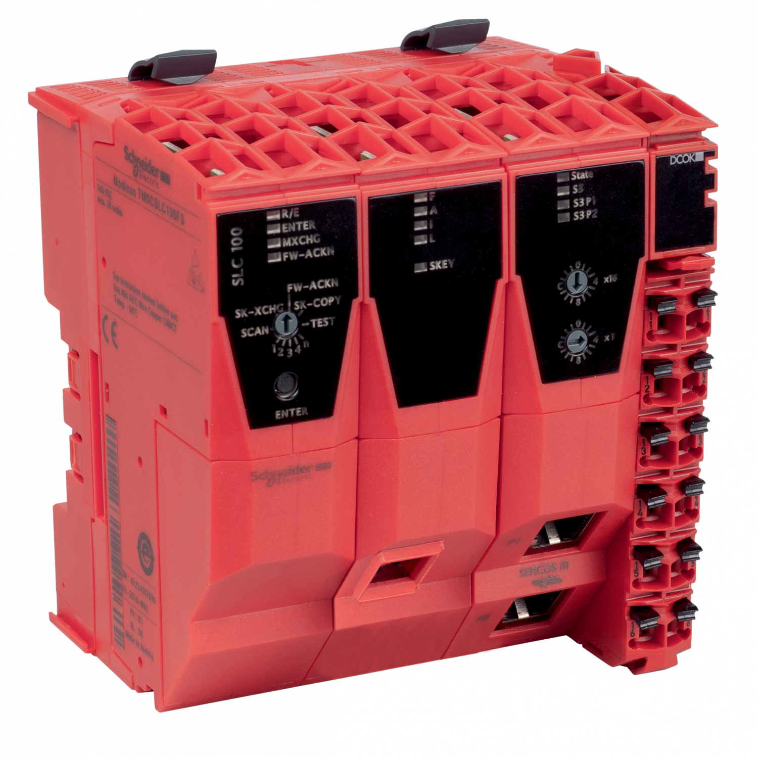 TM5 CSLC 100 - Contrôleur logique de sécurité SERCOS 3 - 20 Noeuds