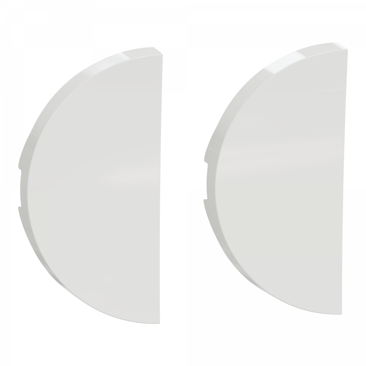 Odace - blanc - enjoliveur double va-et-vient - double poussoir - vv + poussoir