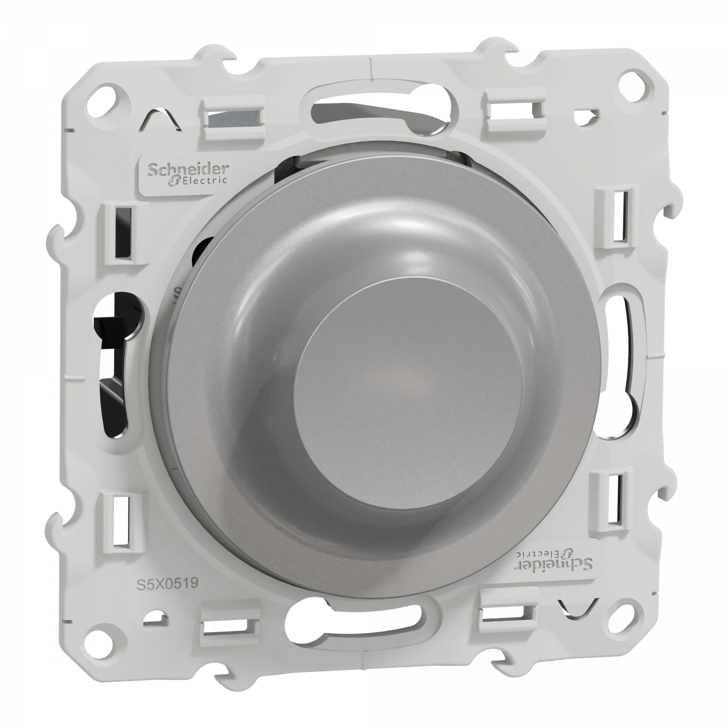 Odace - variateur de lumière universel  en 2 ou 3 fils 3W-100W (LED) - aluminium