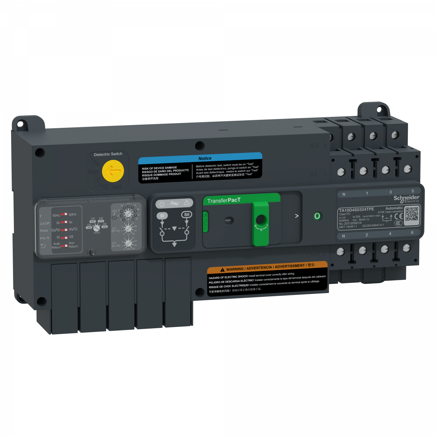 TA100 32A 4P AUTO COMMUT 400V