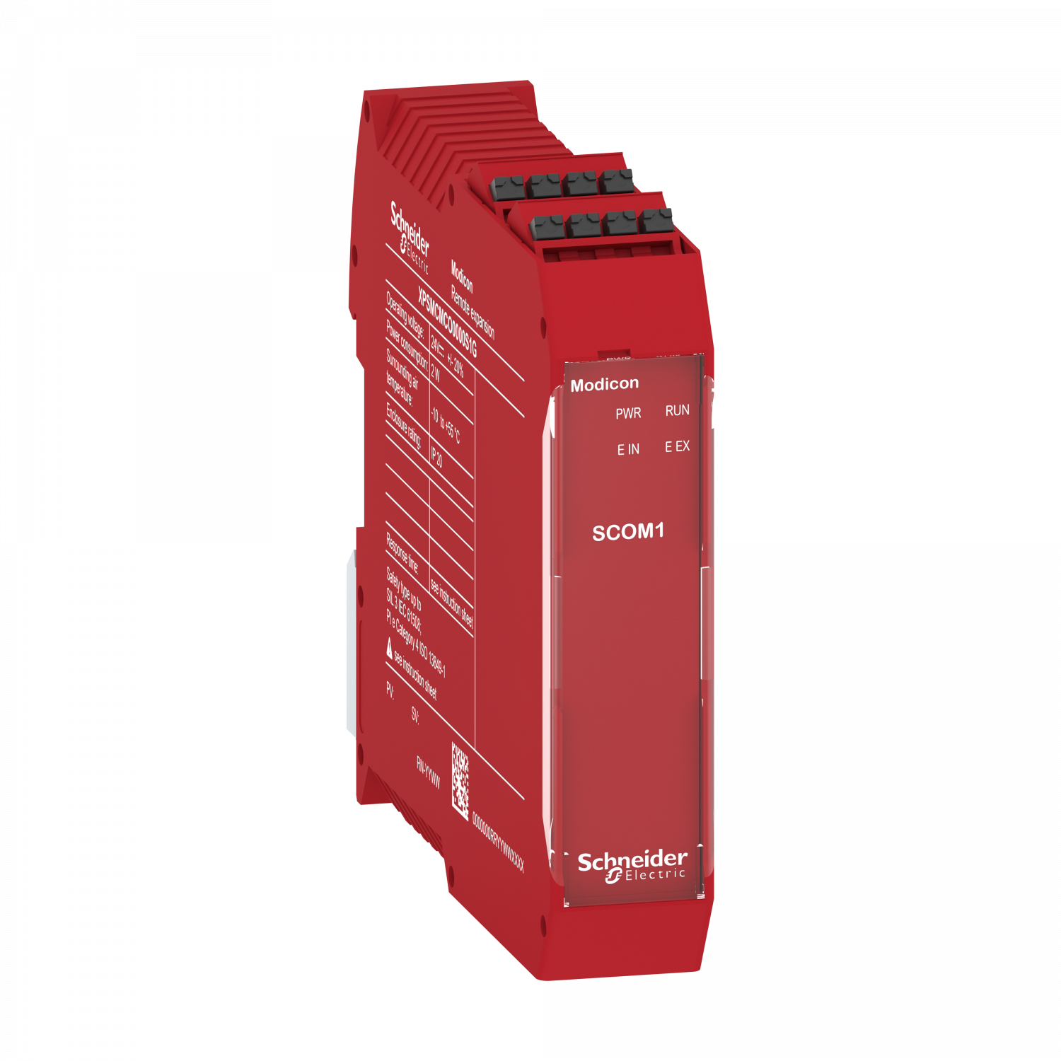 Preventa XPSMCM - extension de securite - 1 voie - connecteur à ressort