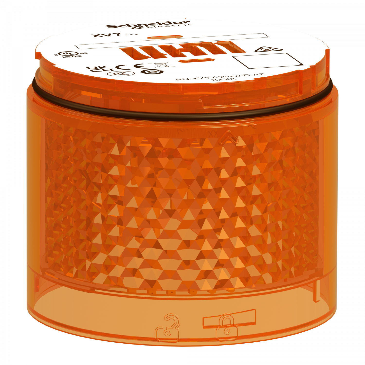 Bloc lumineux flash orange