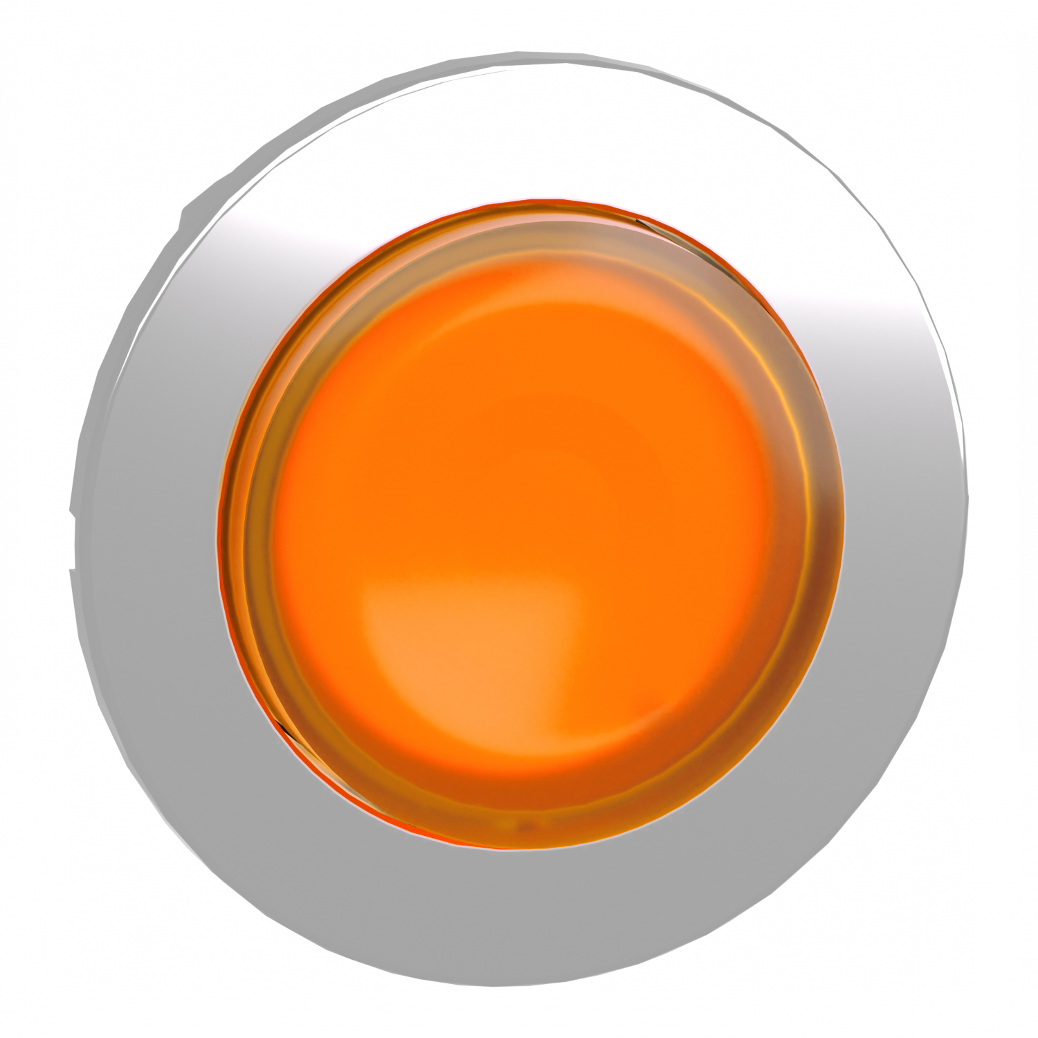 Harmony XB4 - tête bouton poussoir lum DEL - flush - dépassant - orange