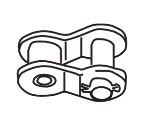 MAILLON COUDE SIMPLE RENOLD BLUE 12,7D 08B-2 BS N°12