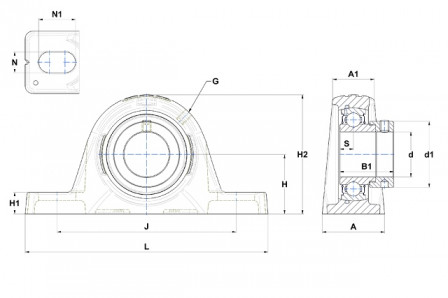 Palier auto aligneur 