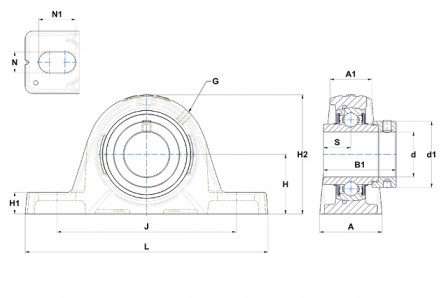 Palier auto aligneur 