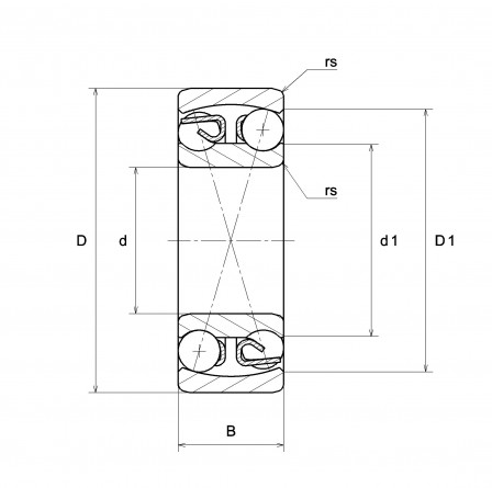 Roulement à rotule sur billes
