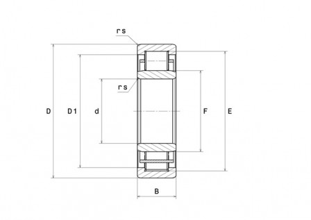 Roulements à rouleaux cylindriques à 1 rangée