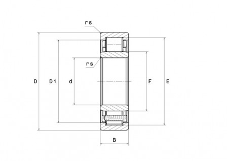 Roulements à rouleaux cylindriques à 1 rangée