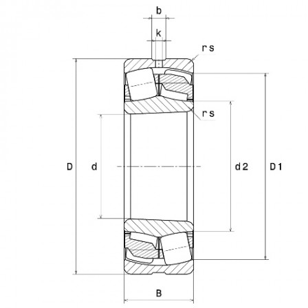 Roulement à rotule sur 2 rangées de rouleaux