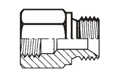 REDUCTION BSP/METRIQUE ACIER LONGUE M BSPP 3/8