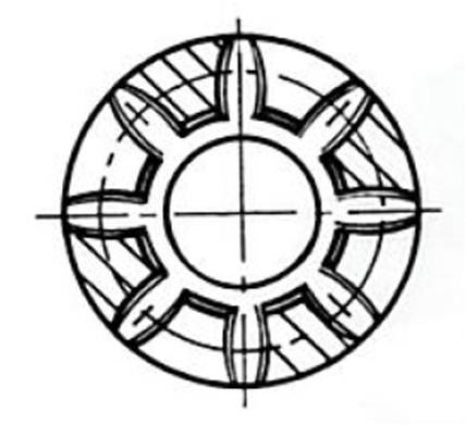 ELEMENT ELASTIQUE ACPG 05-42/55 ROUGE