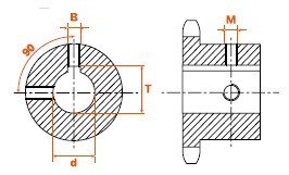 Pignon 11 dents pas 25,4 simple AL 28