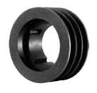 Poulie trapézoidale fonte 3 gorges Z/SPZ/XPZ diamètre 125  2012