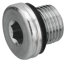 Bouchon à visser, joint plat