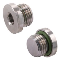 Bouchon à visser, joint plat