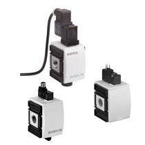 Distributeur 3/2, commande électrique, Série AS2-SOV